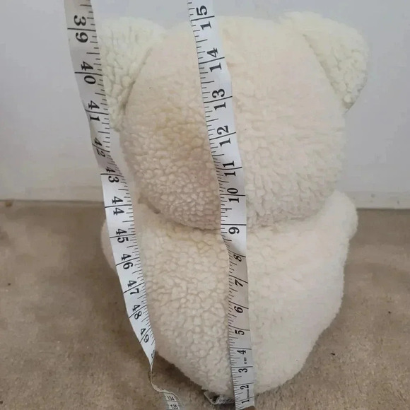 Snuggles bear by Russ vintage 1996 cream plush stuffed animal - Picture 3 of 6